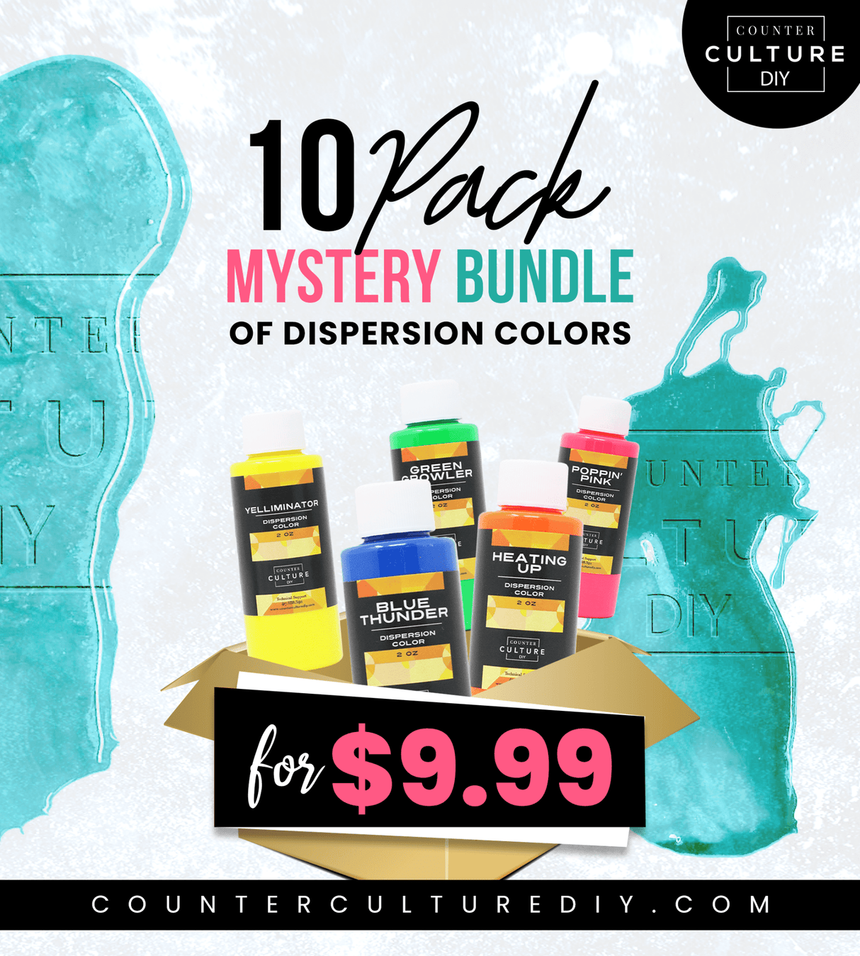 10 Pack Mystery Bundle of Dispersions - Counter Culture DIY