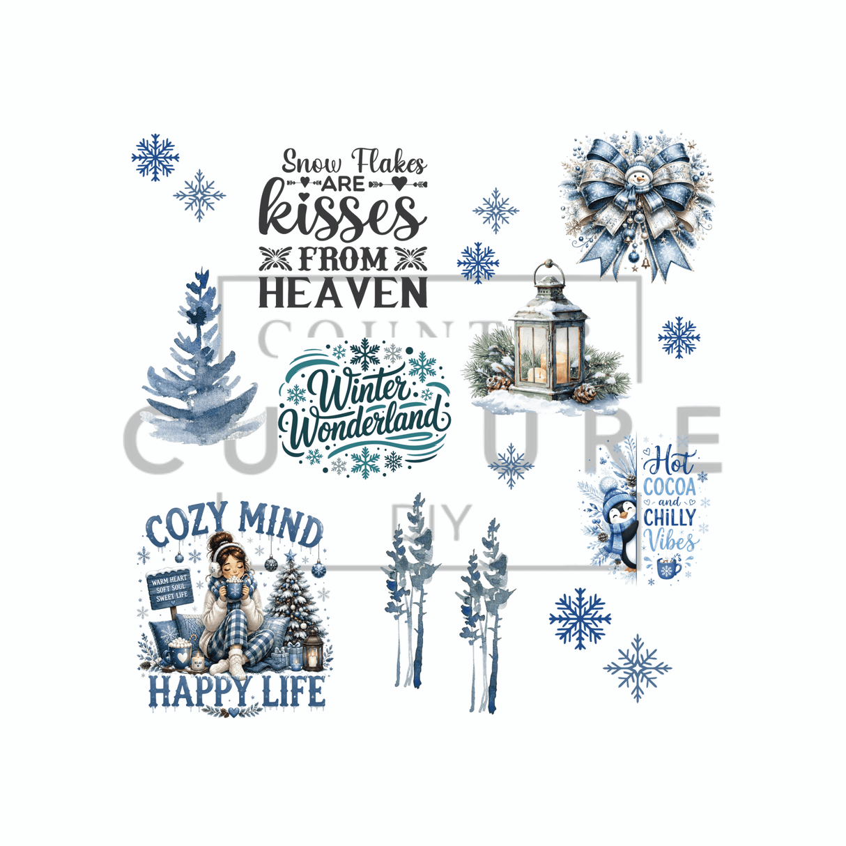 UV DTF Decal Element Sheets: Artist Series