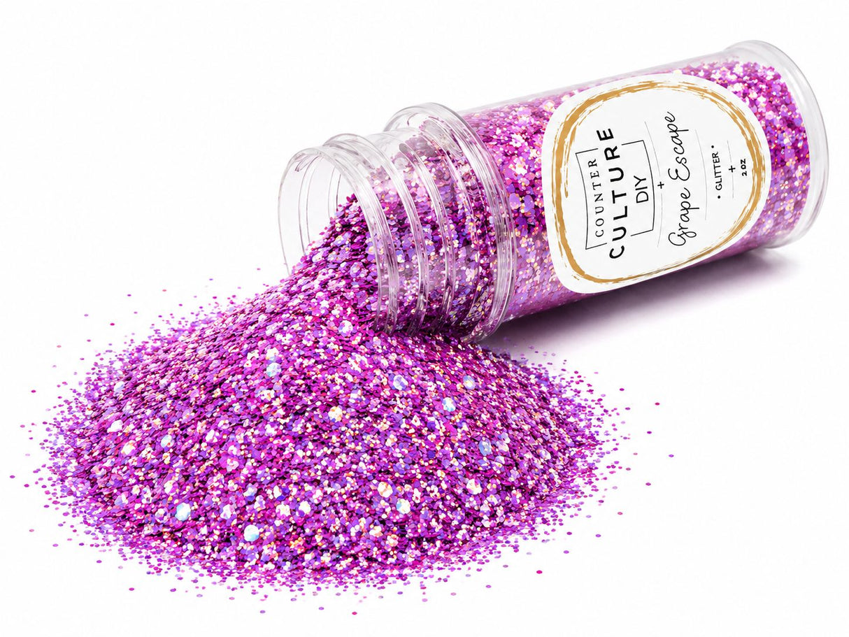 Grape Escape Medium Glitter: 2 oz Jar