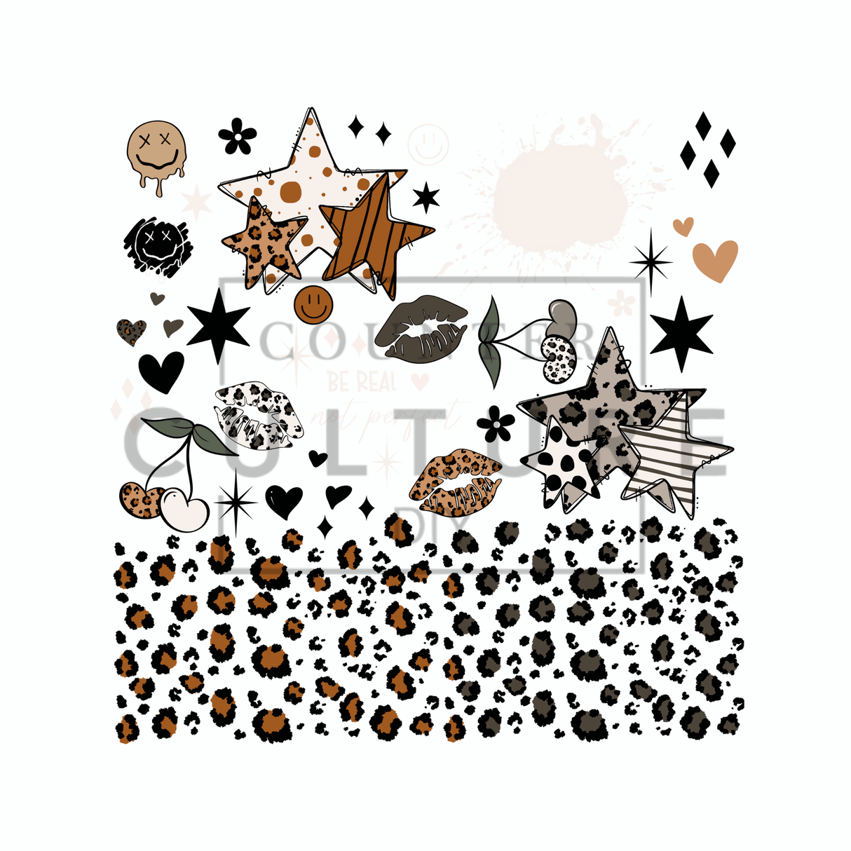 UV DTF Decal Element Sheets: Artist Series