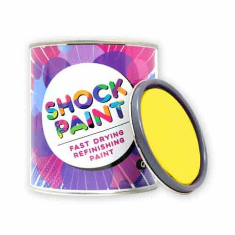 Neon yellow fast drying craft paint