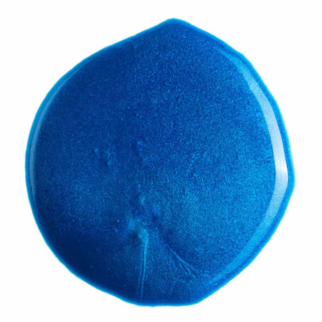Shiny blue epoxy pigment