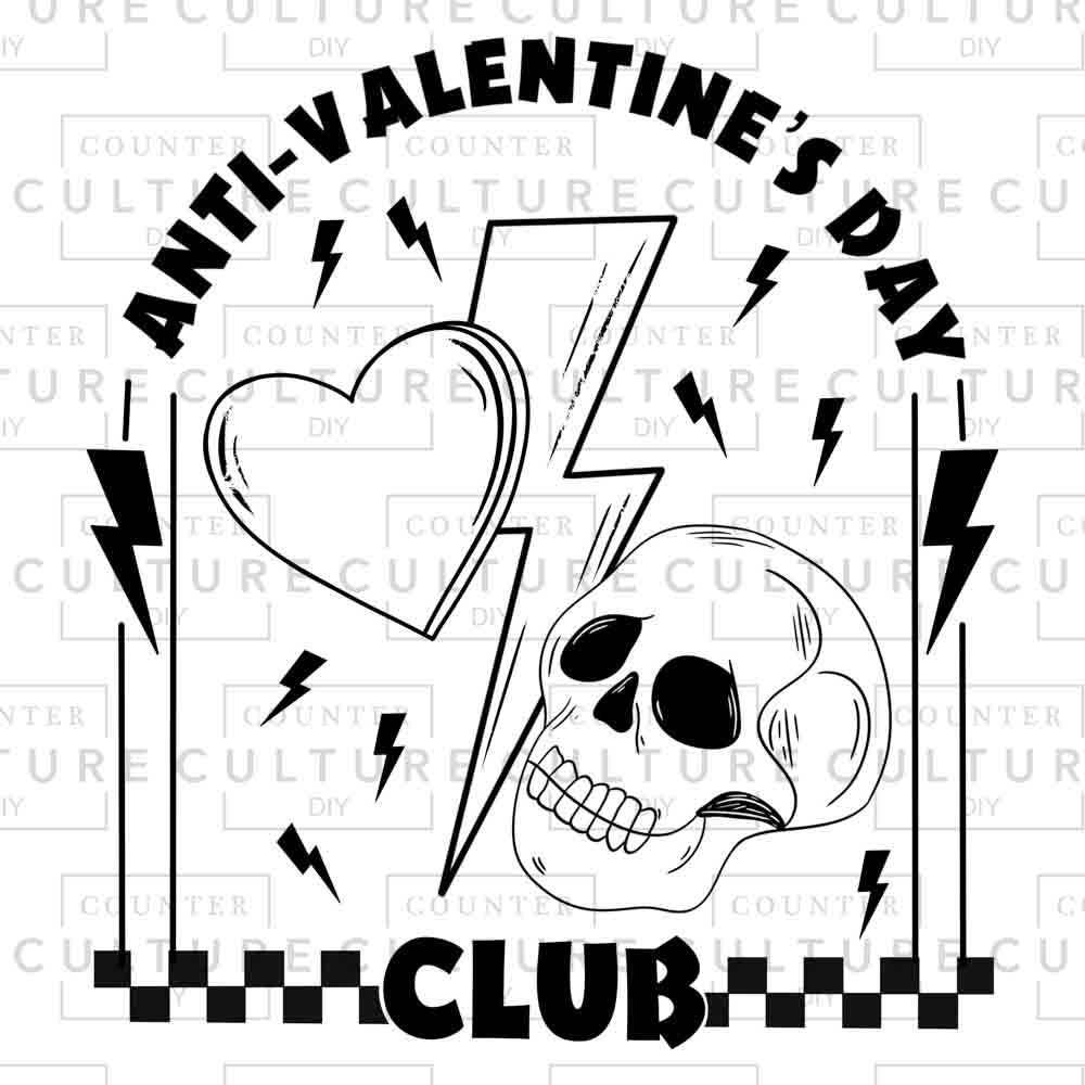 Anti Vday UV DTF - Counter Culture DIY