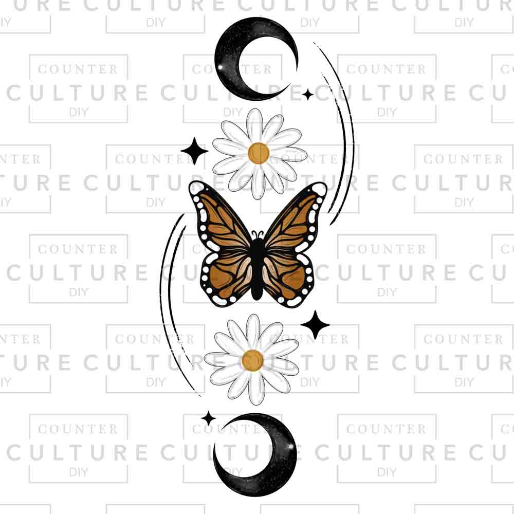 Butterfly Spine UV DTF - Counter Culture DIY