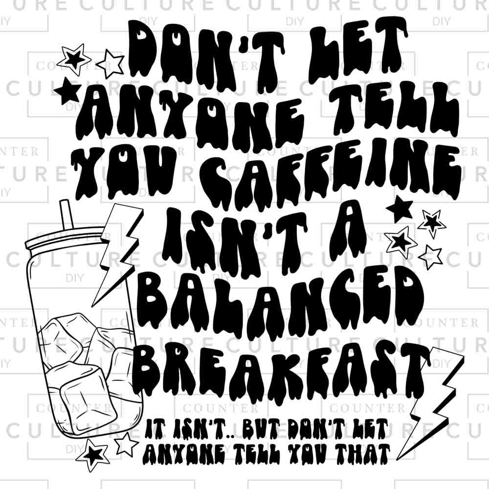 Caffeine Black UV DTF - Counter Culture DIY