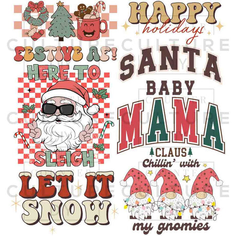 Christmas 2 DTF Gang Sheet - Counter Culture DIY