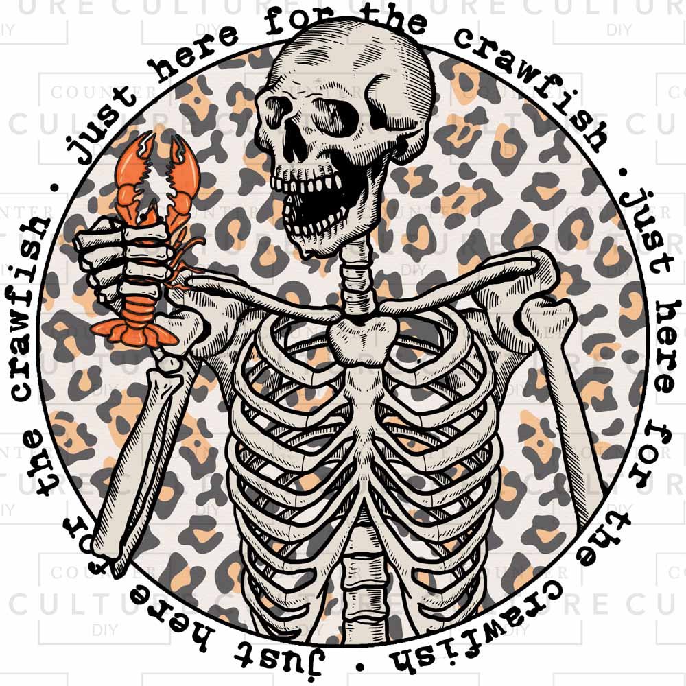 Crawfish Leopard DTF Transfer - Counter Culture DIY