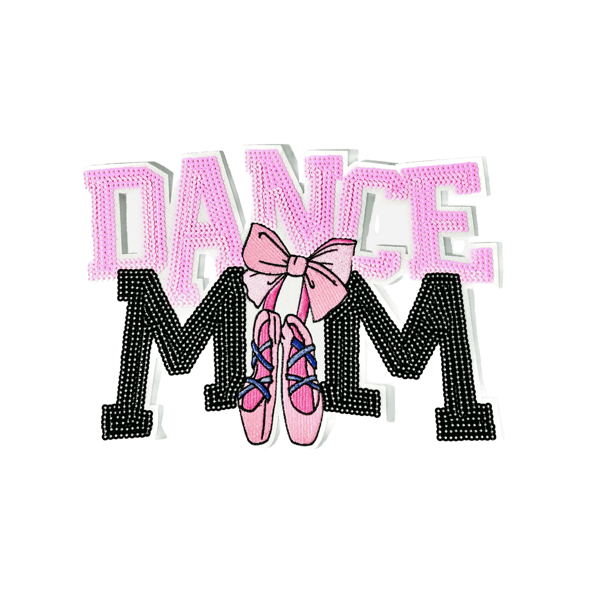 Dance Mom Sequin Embroidered Patch - Counter Culture DIY