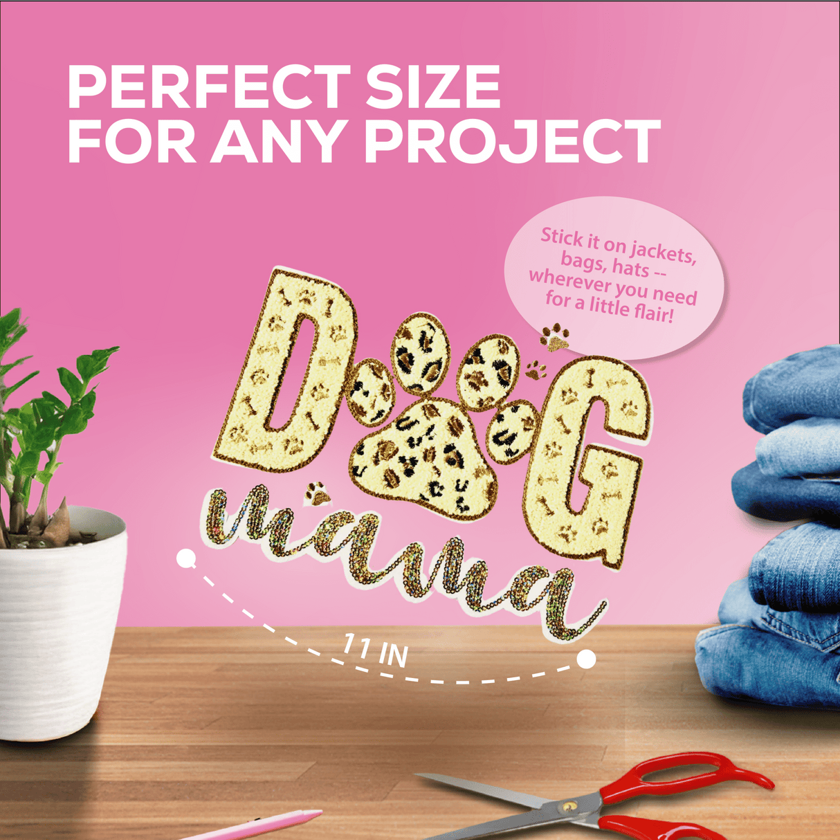 Dog Mama Chenille Patch - Counter Culture DIY