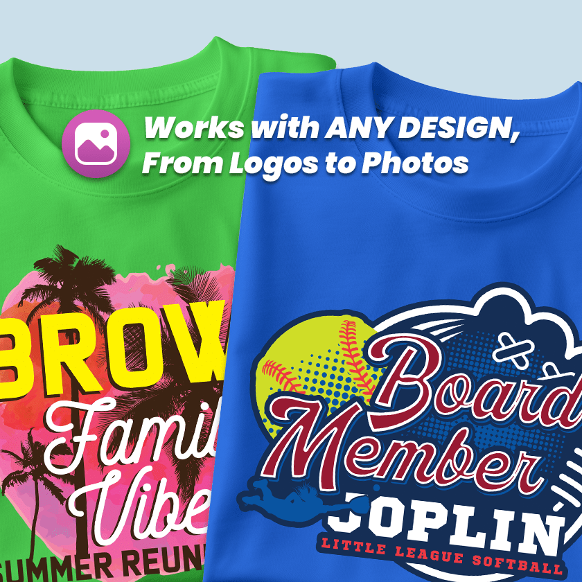 DTF Transfers by Size: Perfect Fit for Your Projects - Rolled Up Printing