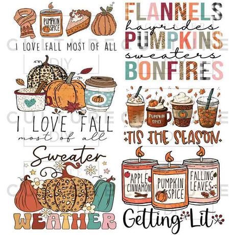 Fall DTF Gang Sheet - Counter Culture DIY