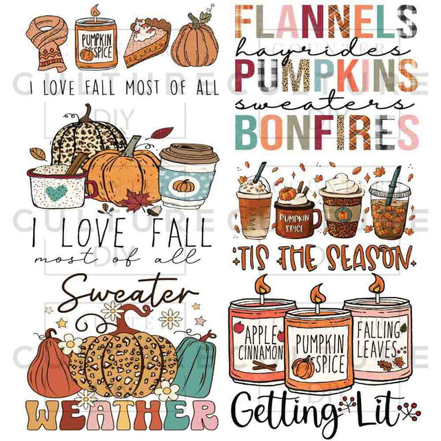 Fall DTF Gang Sheet - Counter Culture DIY
