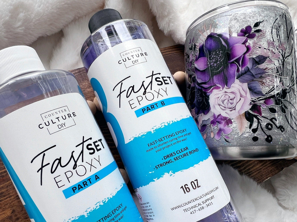 Fast Set Epoxy - High Gloss Finish - Counter Culture DIY