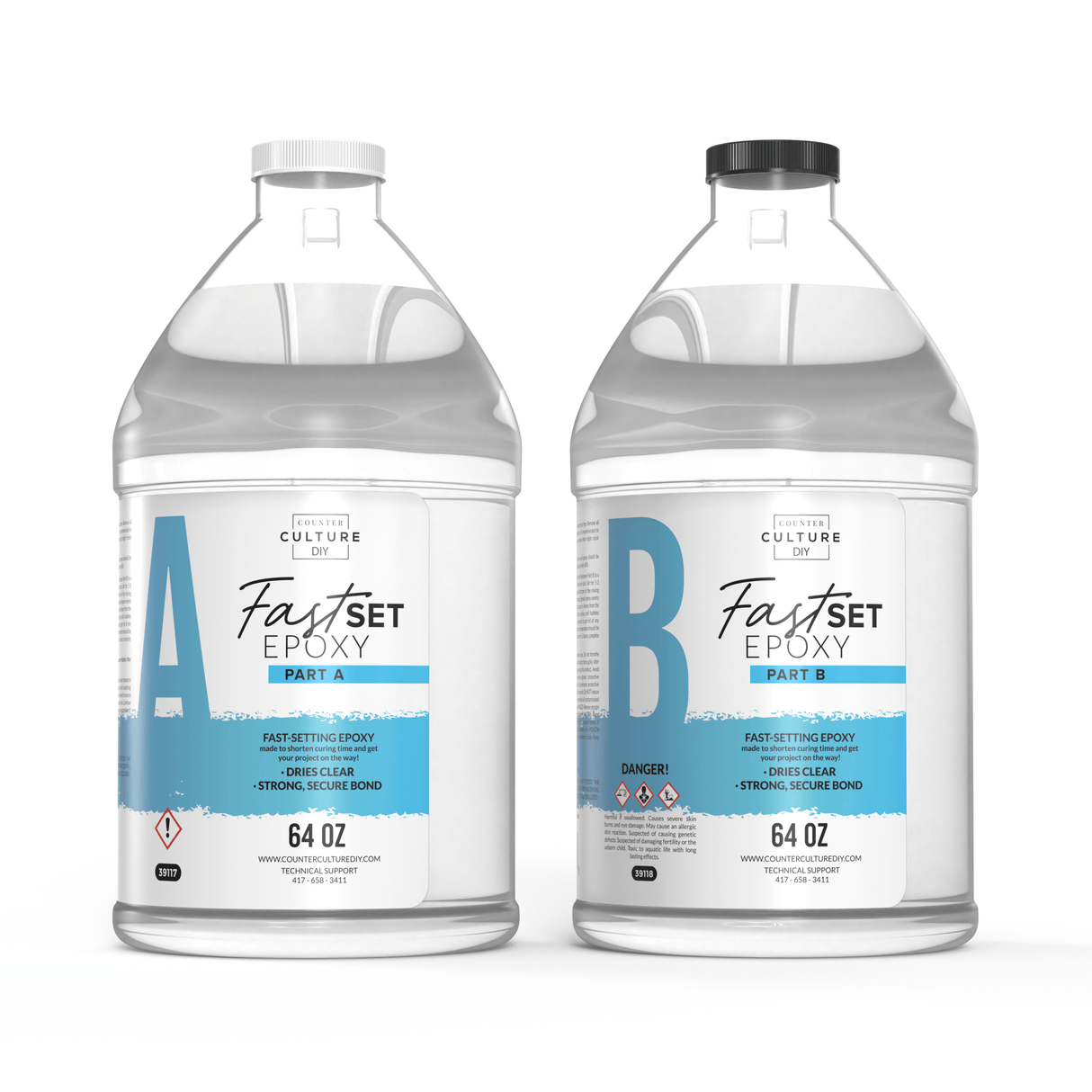 Fast Set Epoxy - High Gloss Finish - Counter Culture DIY