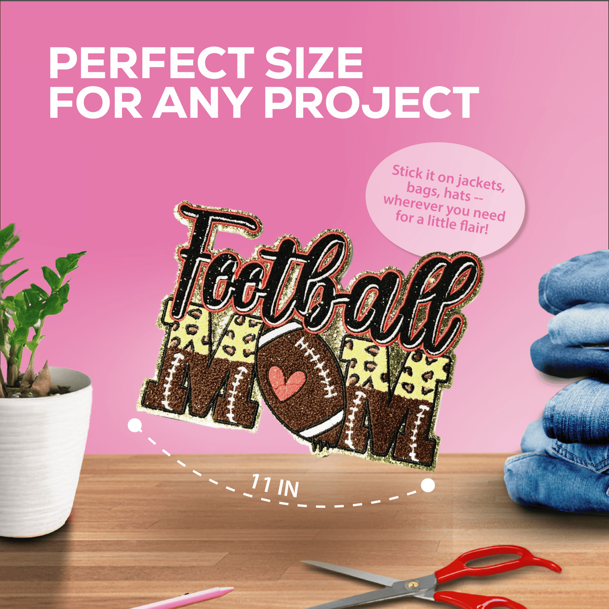 Football Mom Patch - Counter Culture DIY