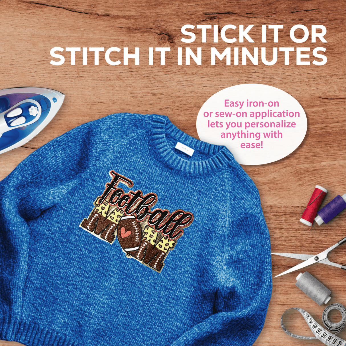 Football Mom Patch - Counter Culture DIY