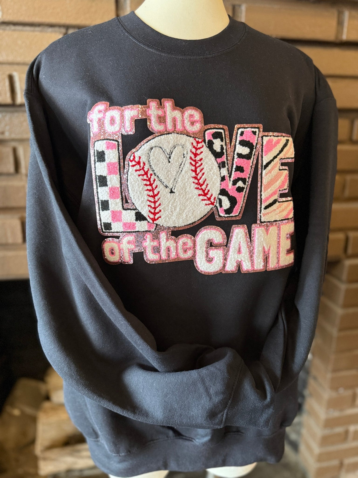 "for the LOVE of the Game" Baseball theme Patch - Counter Culture DIY