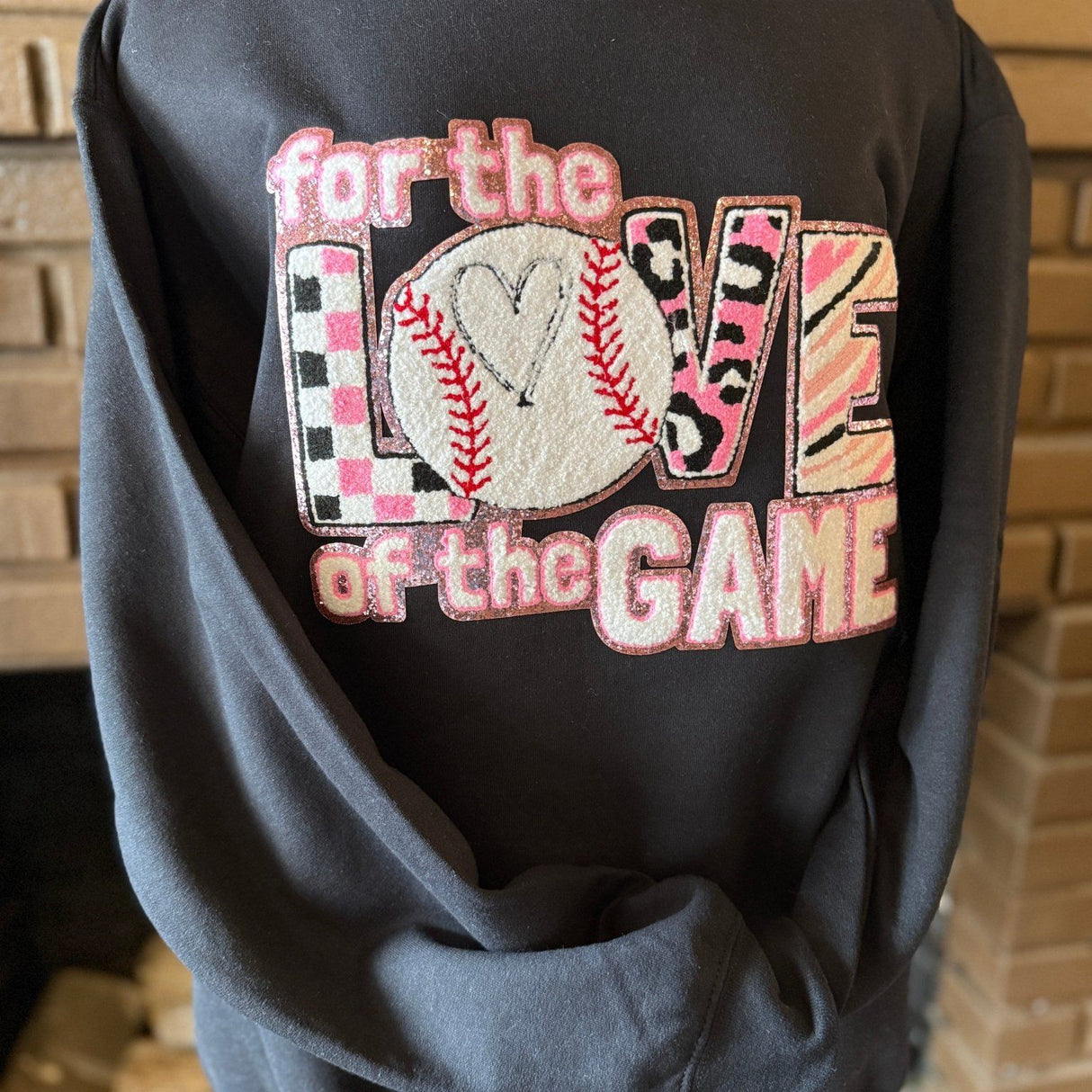 "for the LOVE of the Game" Baseball theme Patch - Counter Culture DIY