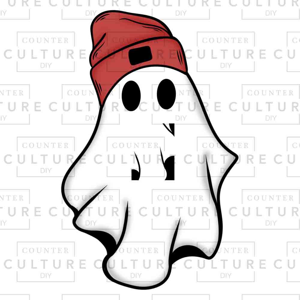 Ghost beanies UV DTF 3 - Counter Culture DIY