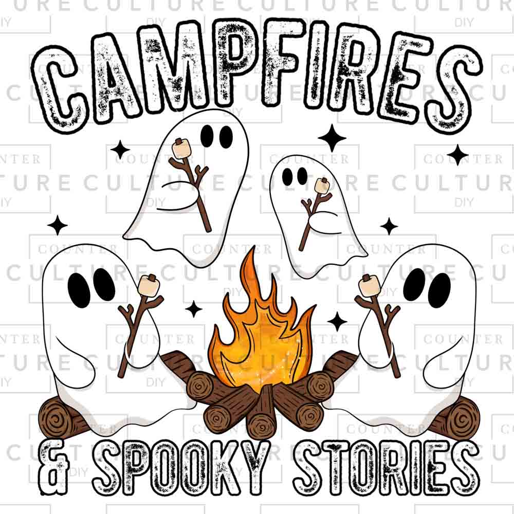 Ghosty campfires UV DTF 2 - Counter Culture DIY