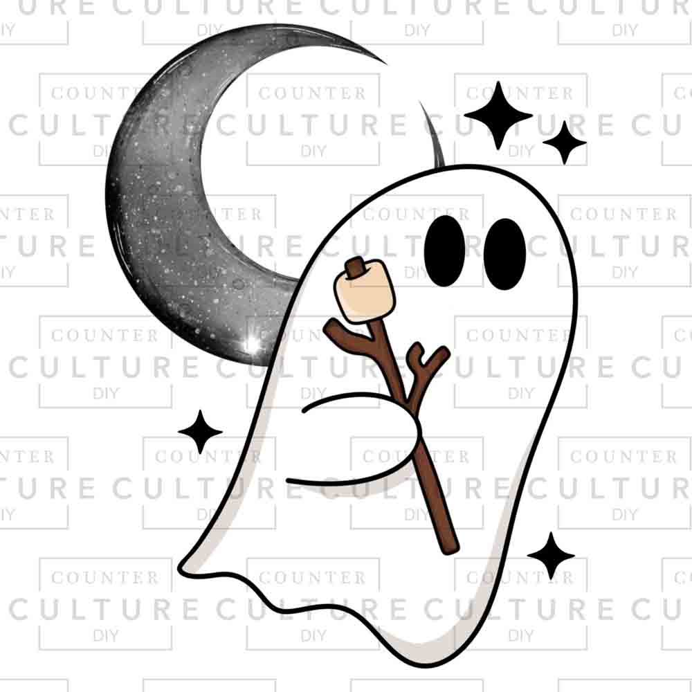 Ghosty campfires UV DTF - Counter Culture DIY