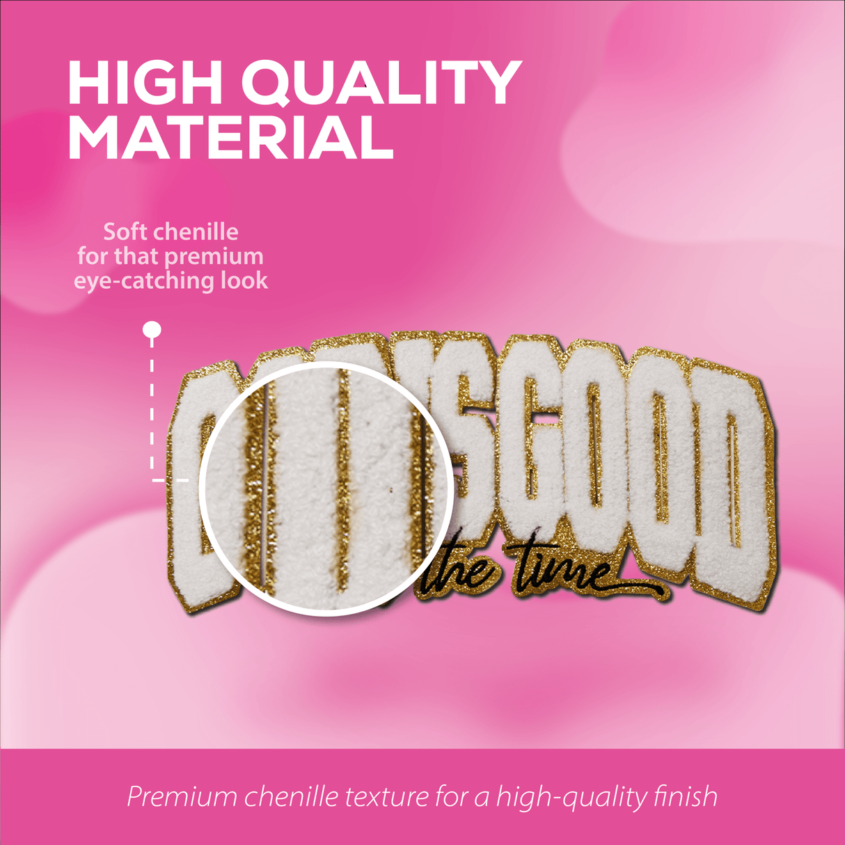 "God is Good" Chenille Patch - Counter Culture DIY