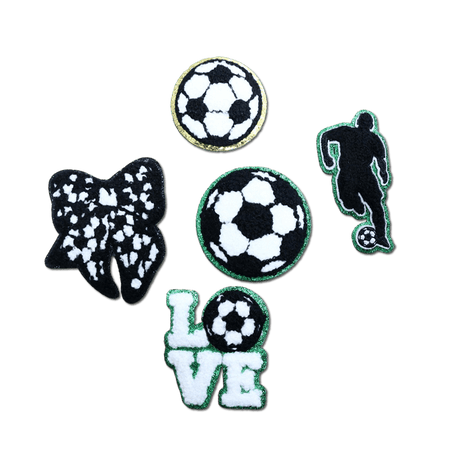 Hat Patches: Soccer (set of 5) - Counter Culture DIY