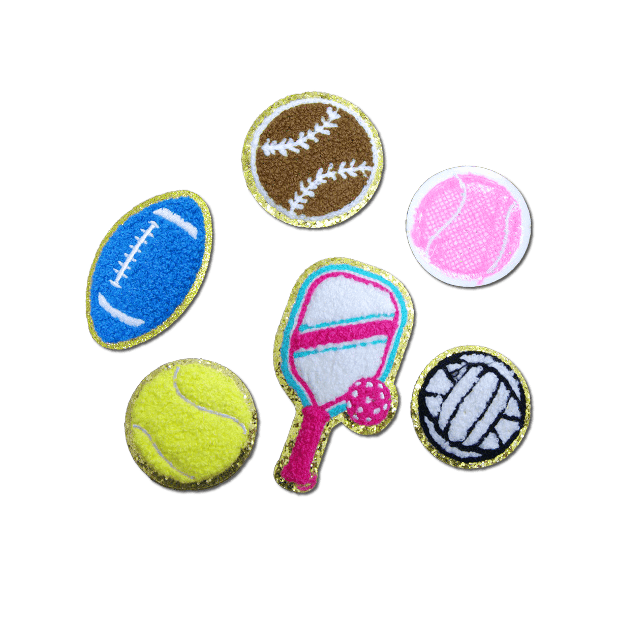 Hat Patches: Variety Balls (6 patches) - Counter Culture DIY