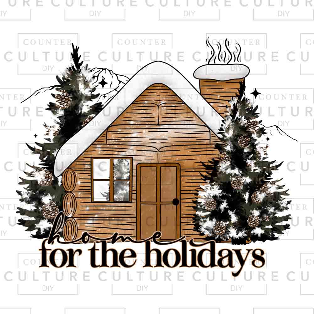 Home For The Holidays UV DTF - Counter Culture DIY