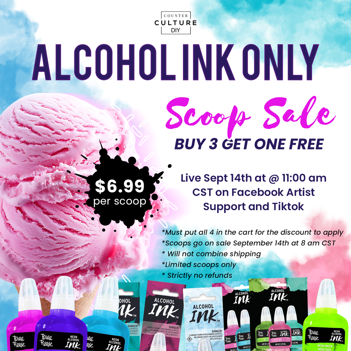 Alcohol Ink Scoop Sale