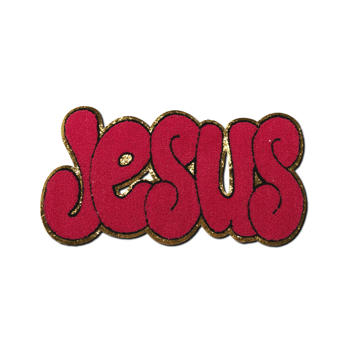 "Jesus" in Pink Patch - Counter Culture DIY