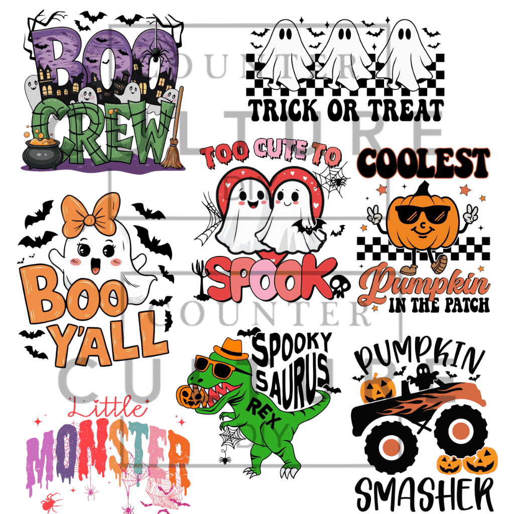 Kids' Halloween DTF Gang Sheet - Counter Culture DIY