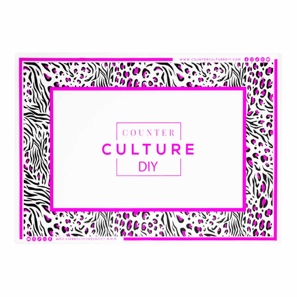 Leopard Print Silicone Mat - Large - Counter Culture DIY