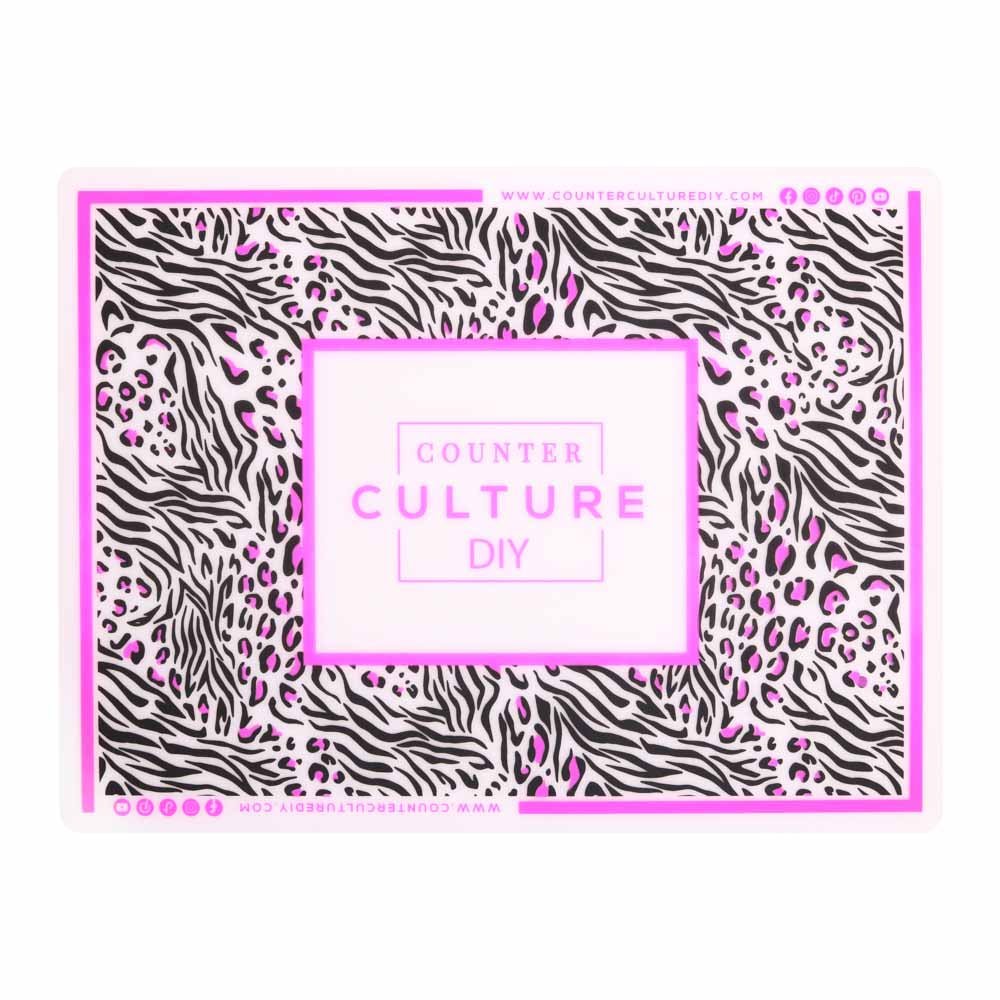 Leopard Print Silicone Mat small - Counter Culture DIY