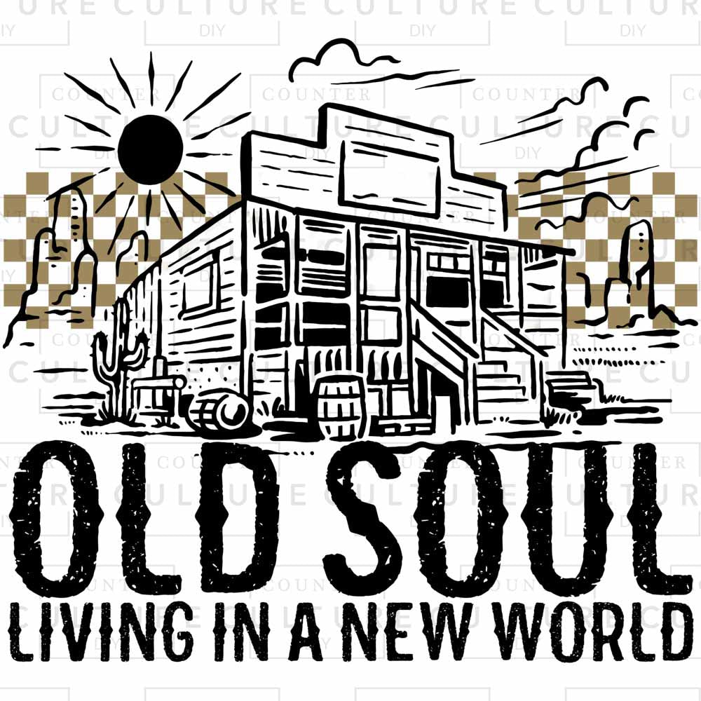 Living in a New World DTF Transfer - Counter Culture DIY