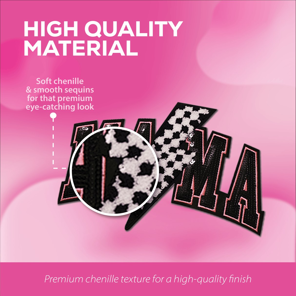 Mama Lighting Chenille Patch - Counter Culture DIY