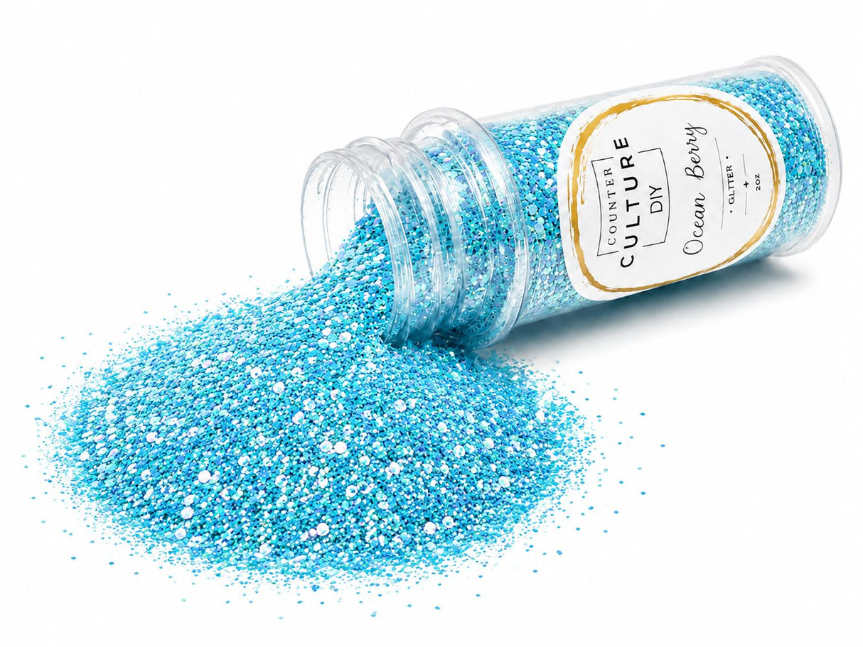Ocean Berry Medium Glitter: 2 oz Jar