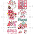 Pink Christmas 2 DTF Gang Sheet - Counter Culture DIY