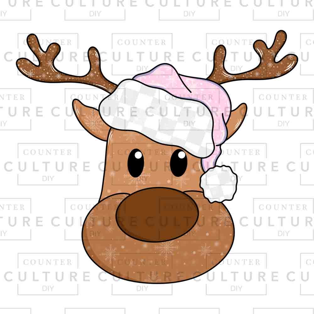 Pink Reindeer UV DTF 2 - Counter Culture DIY