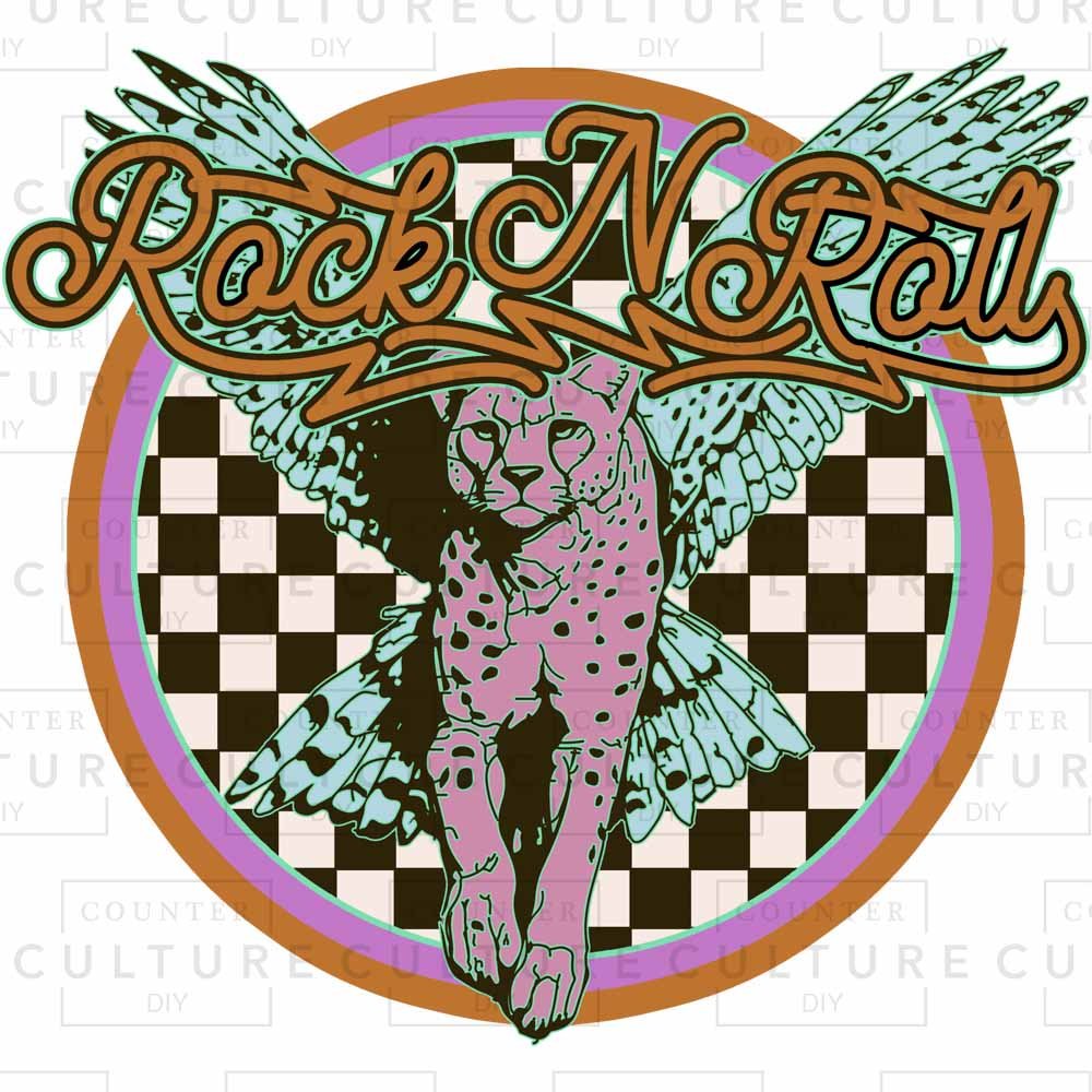 Rock N Roll DTF Transfer - Counter Culture DIY