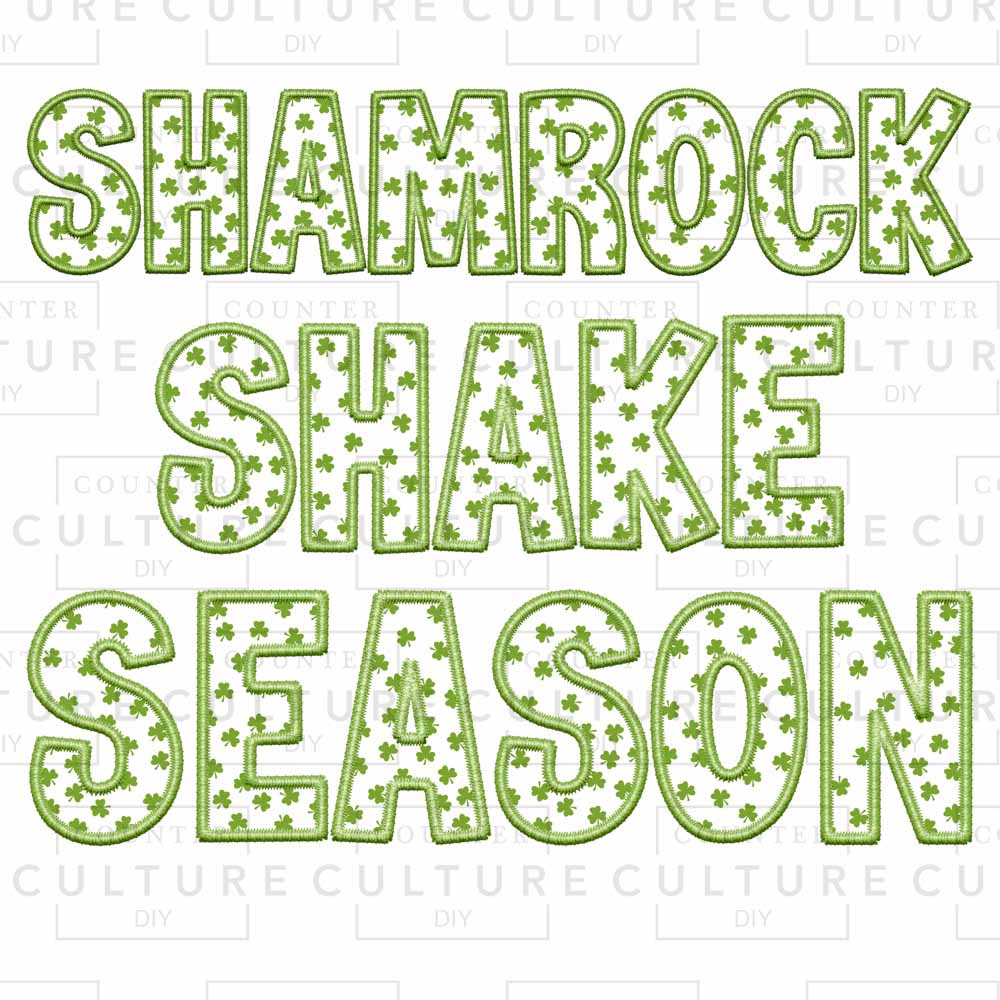 Shamrock Shake Season DTF Transfer - Counter Culture DIY