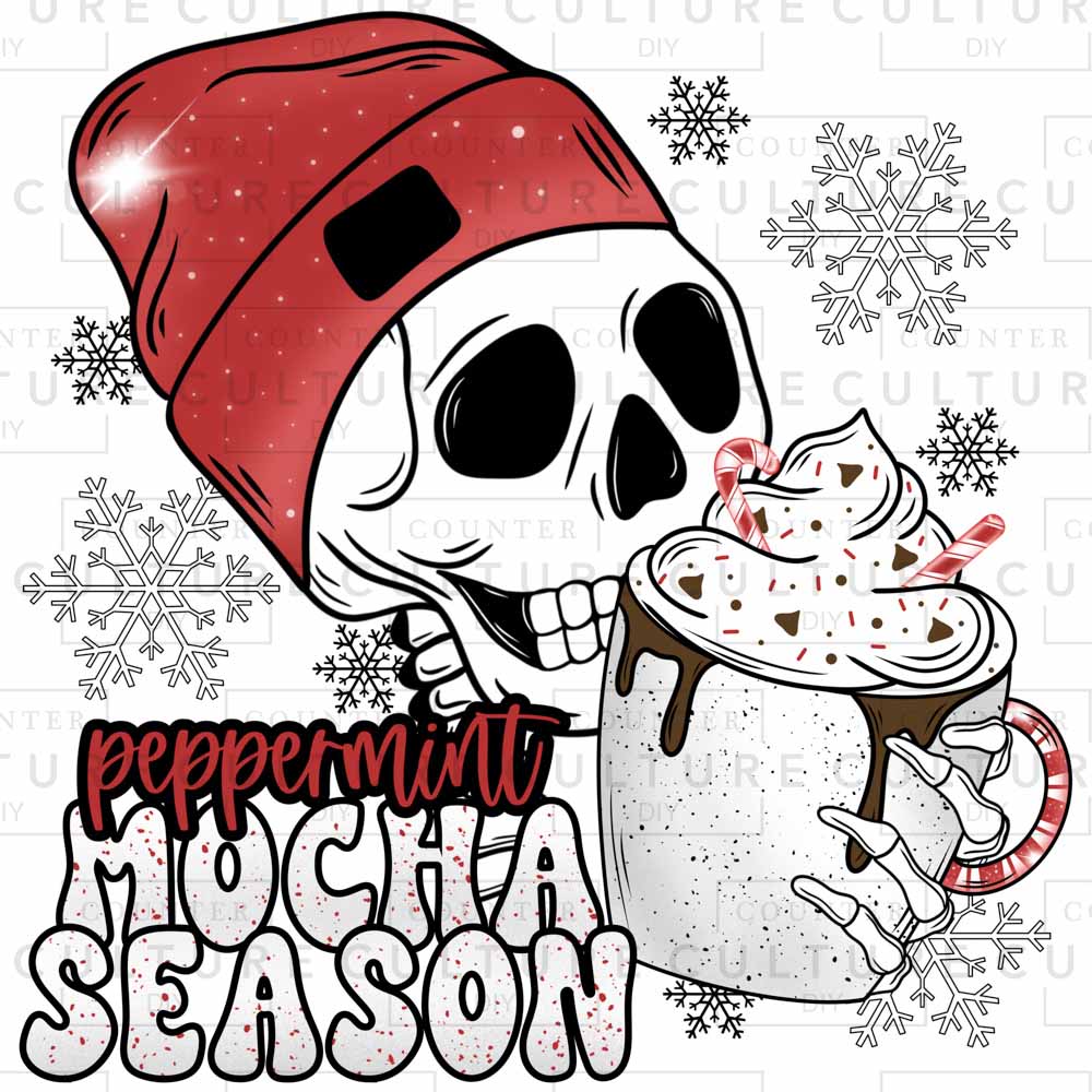 Skellie Mocha DTF Transfer - Counter Culture DIY