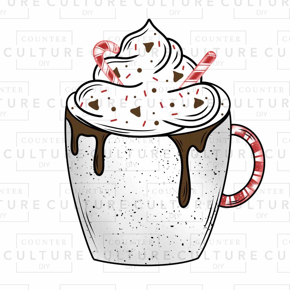 Skellie Mocha Pocket DTF Transfer - Counter Culture DIY