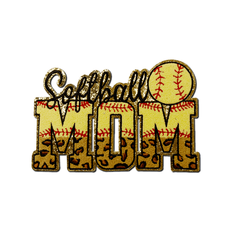 "Softball Mom" Chenille Patch - Counter Culture DIY