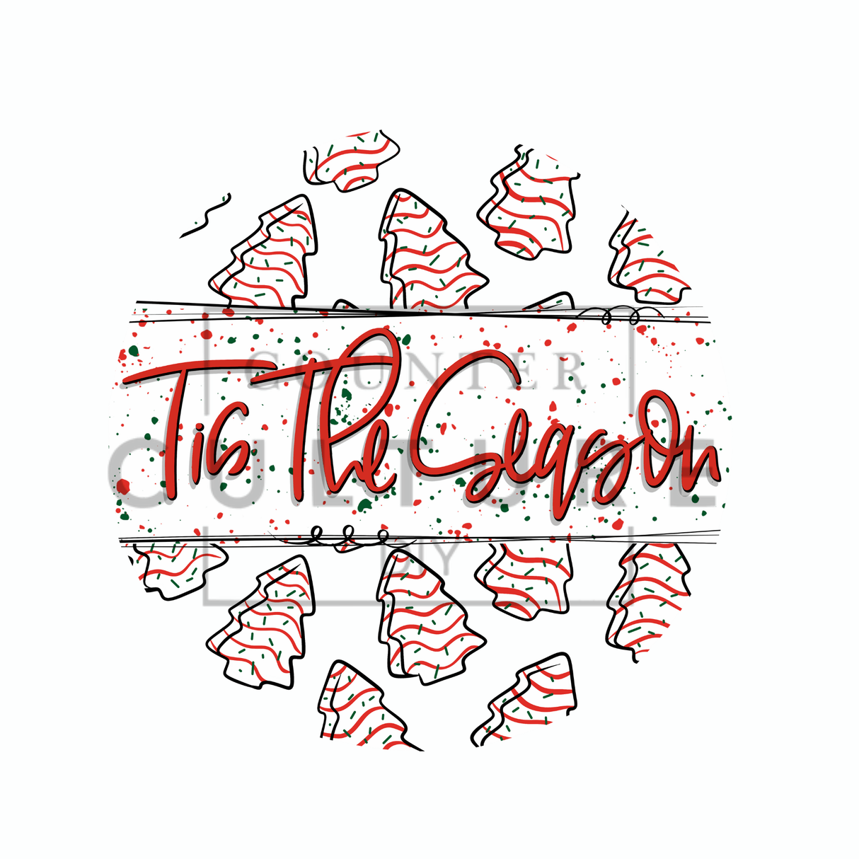 Tis' The Season - DTF Round - Counter Culture DIY