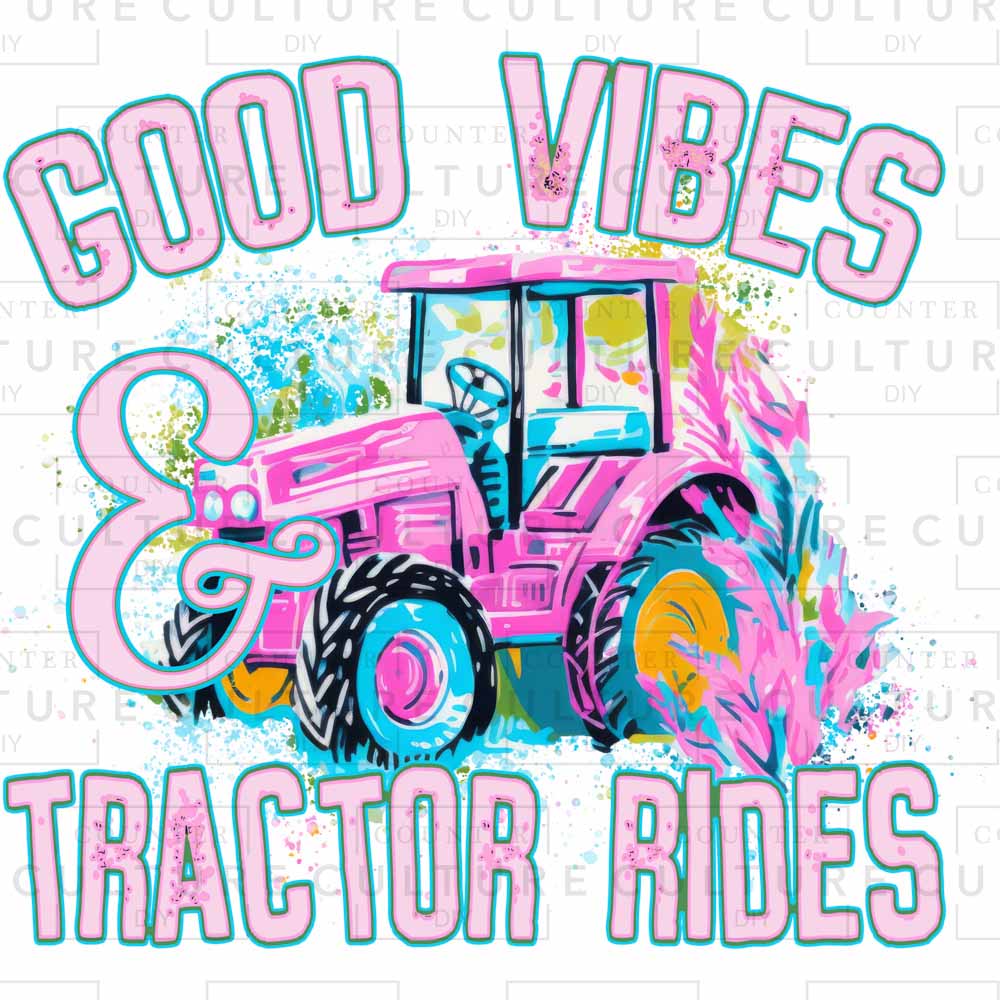 Tractor Rides DTF Transfer - Counter Culture DIY