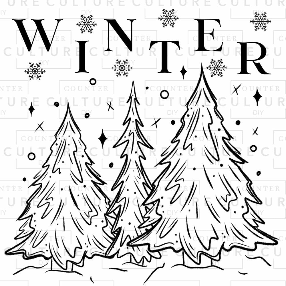 Winter DTF Transfer - Counter Culture DIY