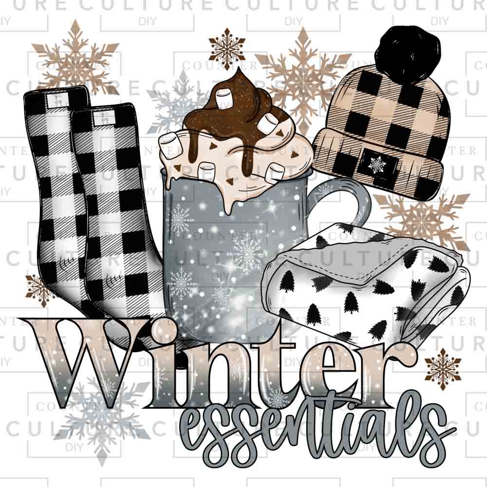Winter Essentials UV DTF - Counter Culture DIY