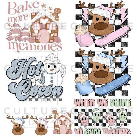 Winter Wonderland DTF Gang Sheet - Counter Culture DIY