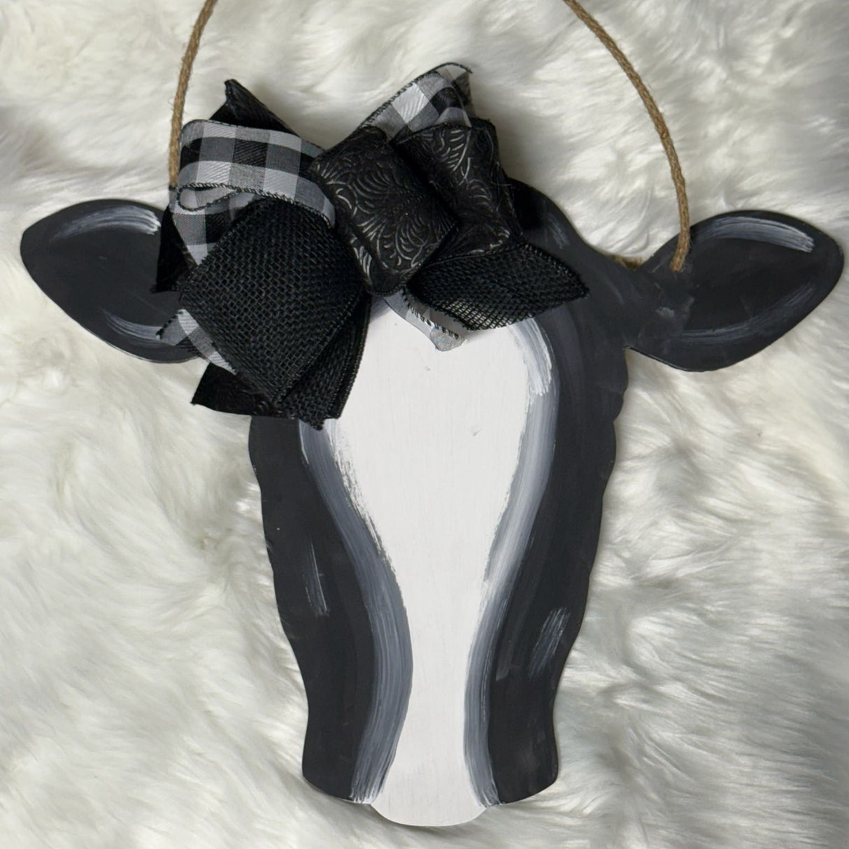 Wooden Cow Head Door Hanger Blank - Counter Culture DIY